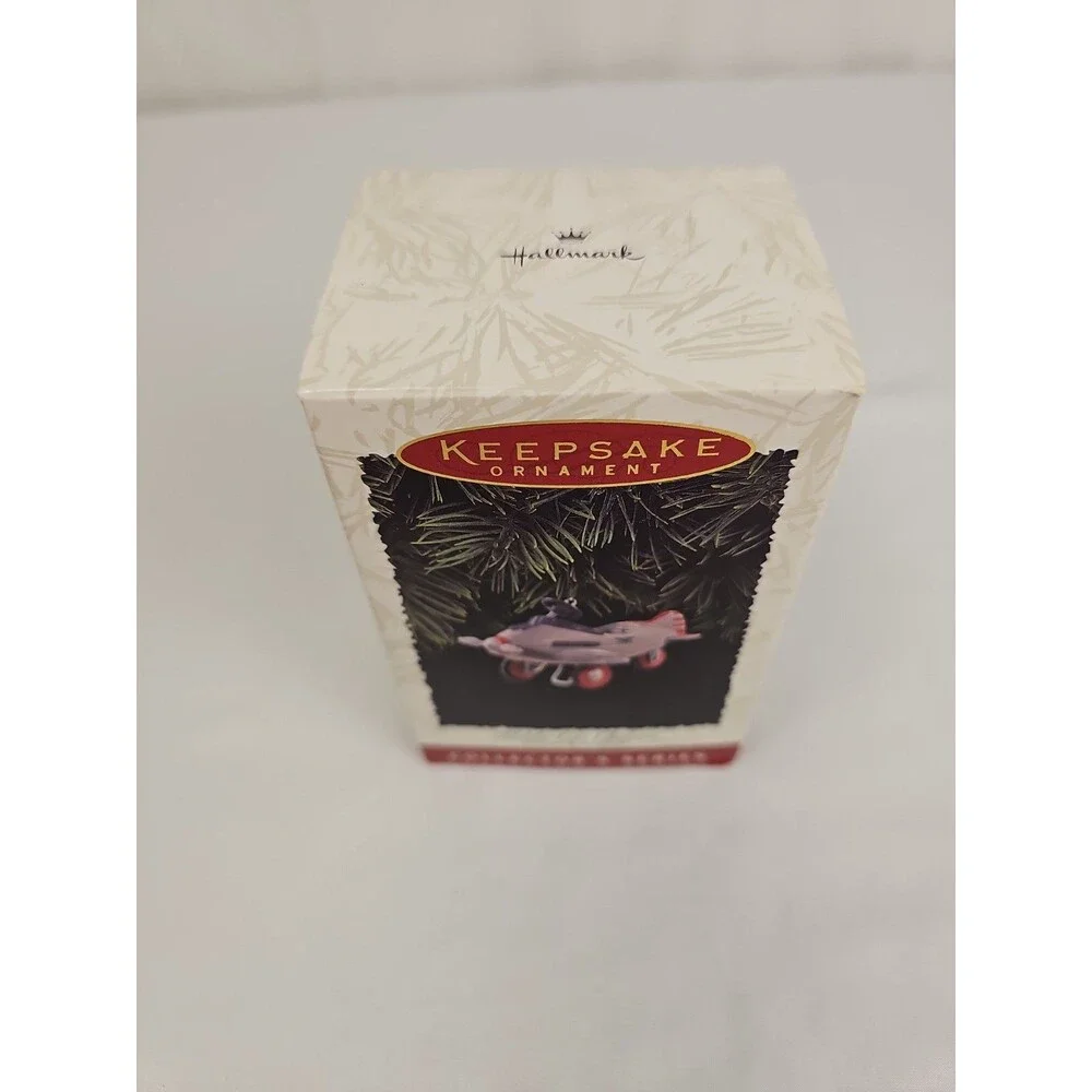 1996 Hallmark Kiddie Car Classics Murray Airplane Keepsake Ornament QX5364 NIB